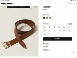 Picture of Miu Miu Belts _SKUfw184986114fw